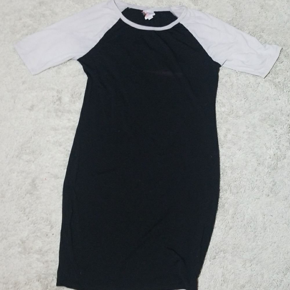 LulaRoe long simply comfortable half sleeve dress